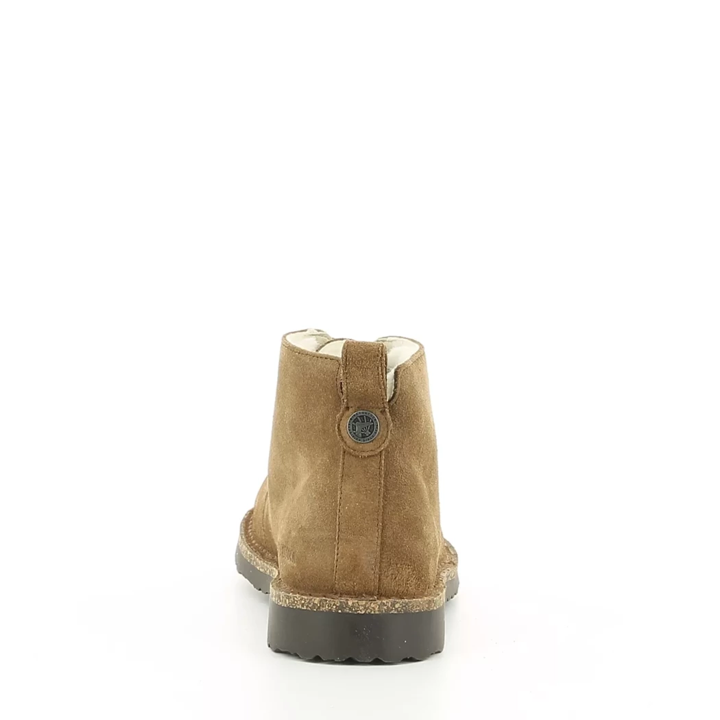 Image (3) de la chaussures Birkenstock - Bottines Cuir naturel / Cognac en Cuir nubuck