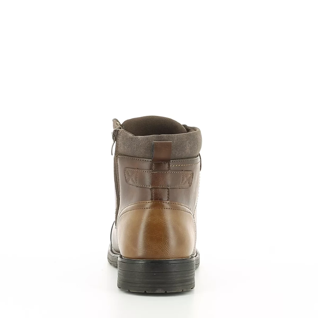 Image (3) de la chaussures Campus - Bottines Marron en Cuir synthétique