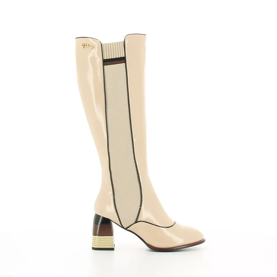 Image (2) de la chaussures Rock Away - Bottes Beige en Cuir synthétique