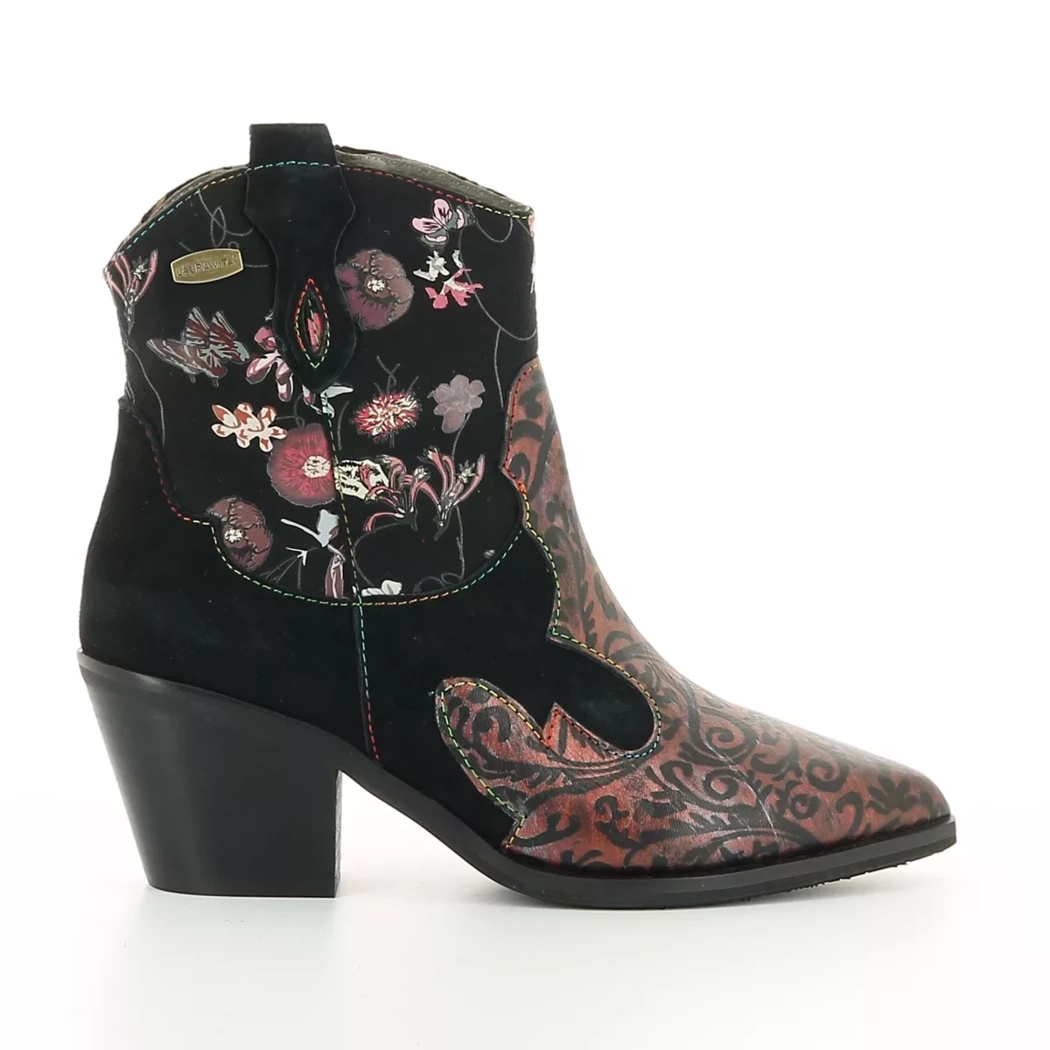 Image (2) de la chaussures Laura Vita - Boots Noir en Multi-Matières