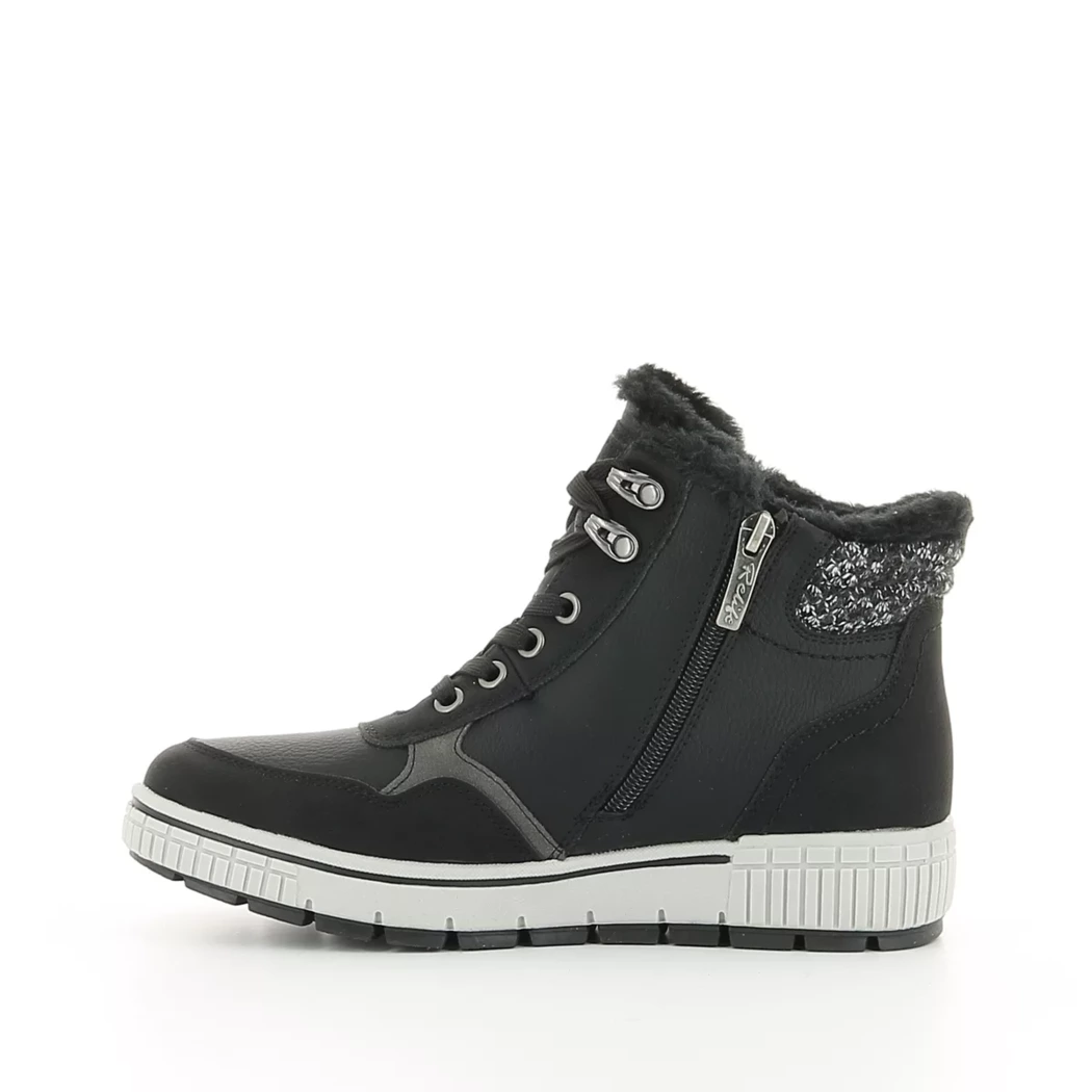 Image (4) de la chaussures Relife - Bottines Noir en Cuir synthétique