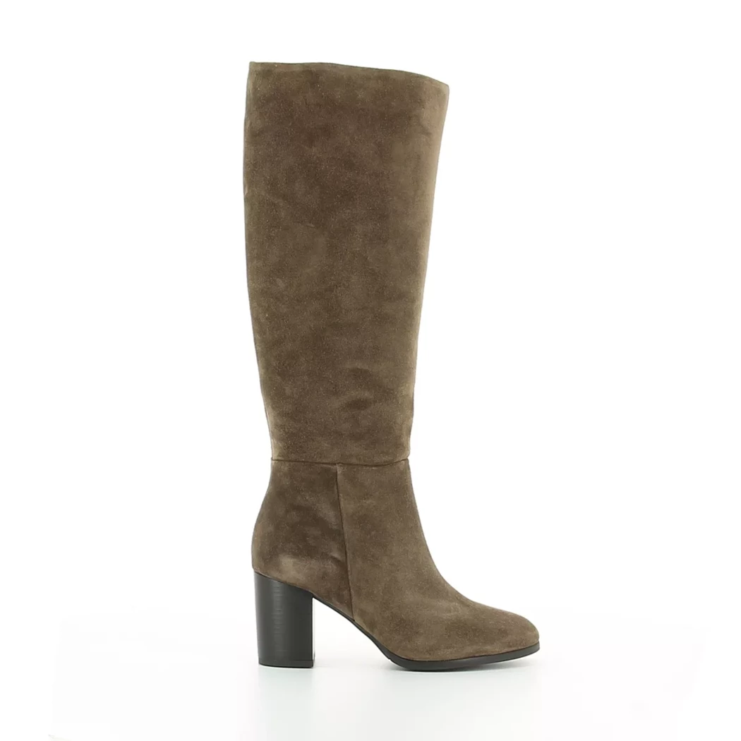 Image (2) de la chaussures Les Fees De Bengale - Bottes Taupe en Cuir nubuck