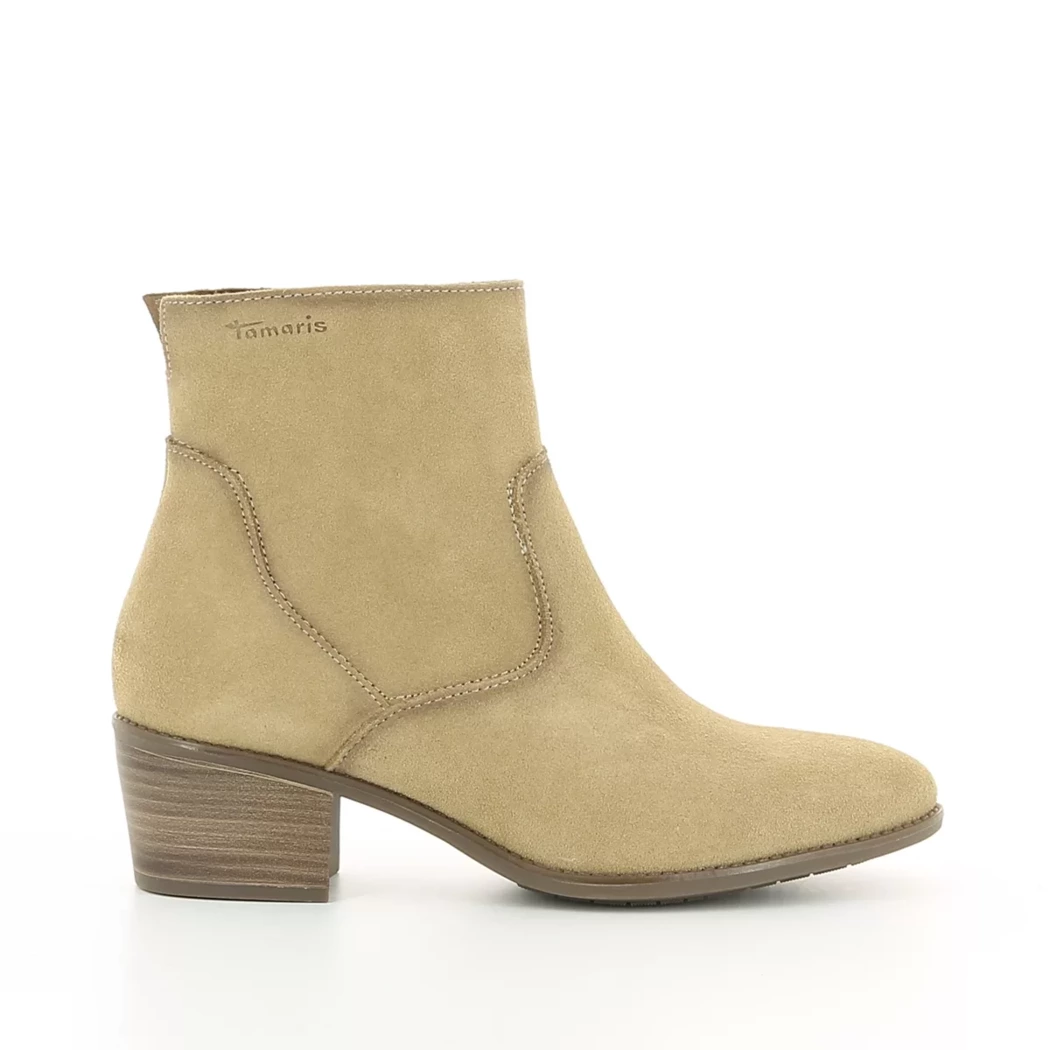 Image (2) de la chaussures Tamaris - Boots Beige en Cuir nubuck Image (2) de la chaussures Tamaris - Boots Beige en Cuir nubuck