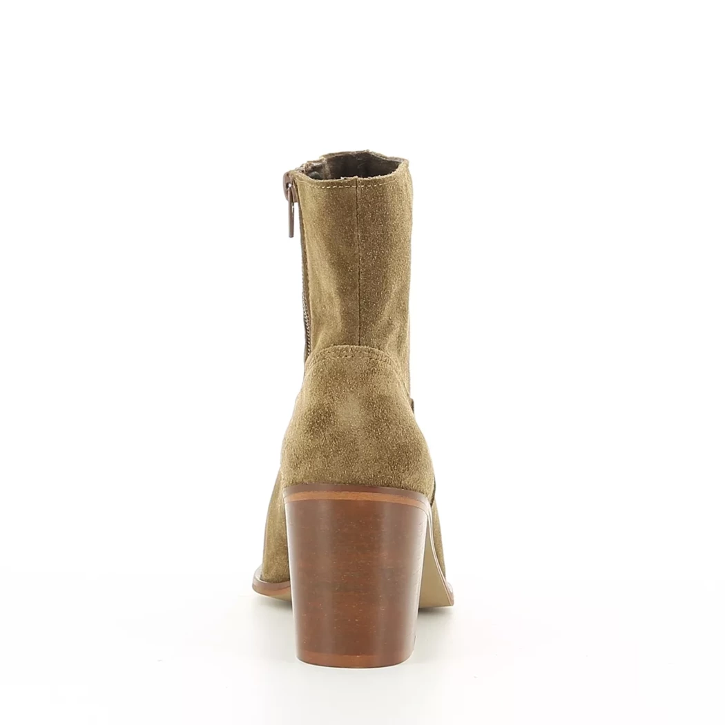 Image (3) de la chaussures Les Fees de Bengale - Boots Taupe en Cuir nubuck