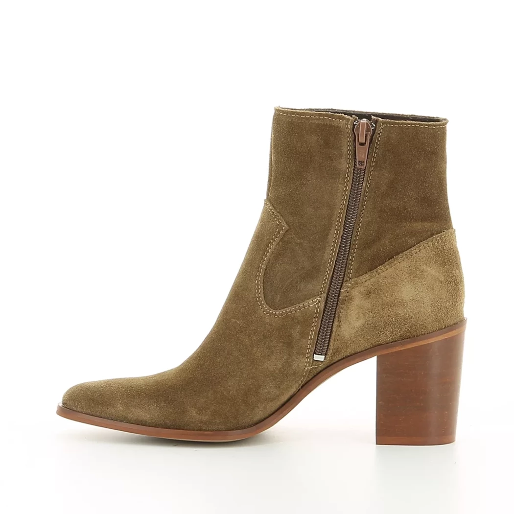 Image (4) de la chaussures Les Fees de Bengale - Boots Taupe en Cuir nubuck