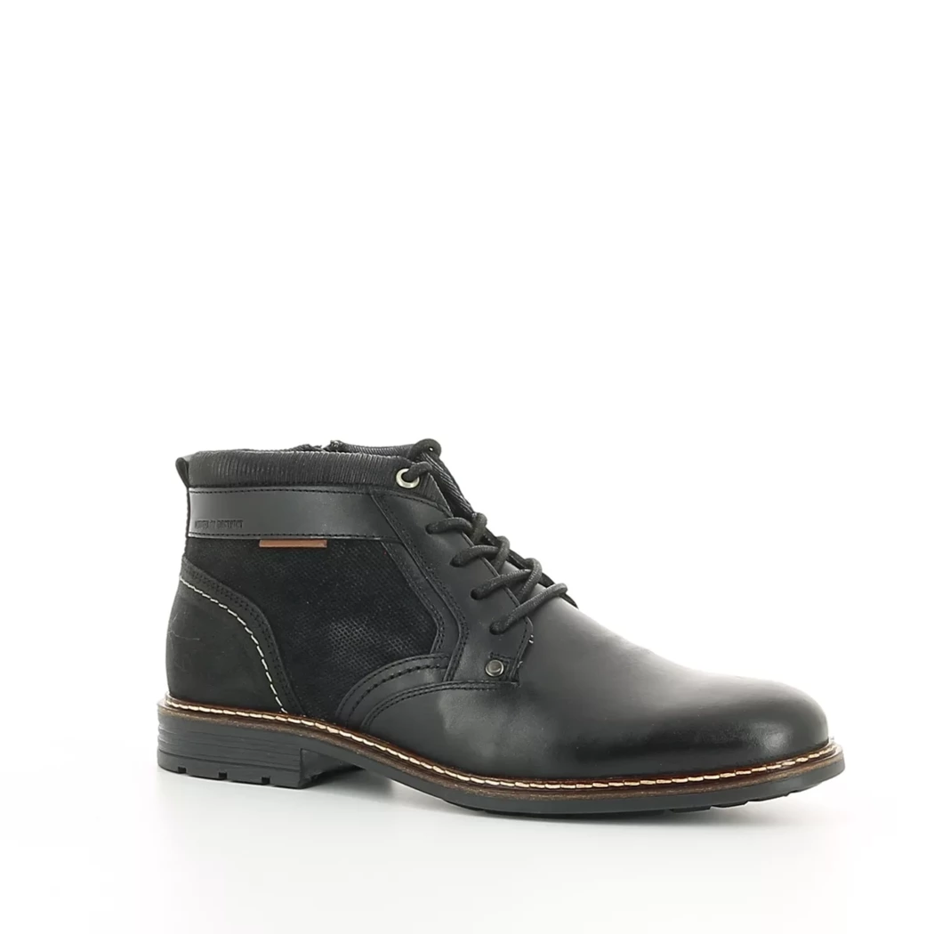 Image (1) de la chaussures Midtown District - Bottines Noir en Cuir