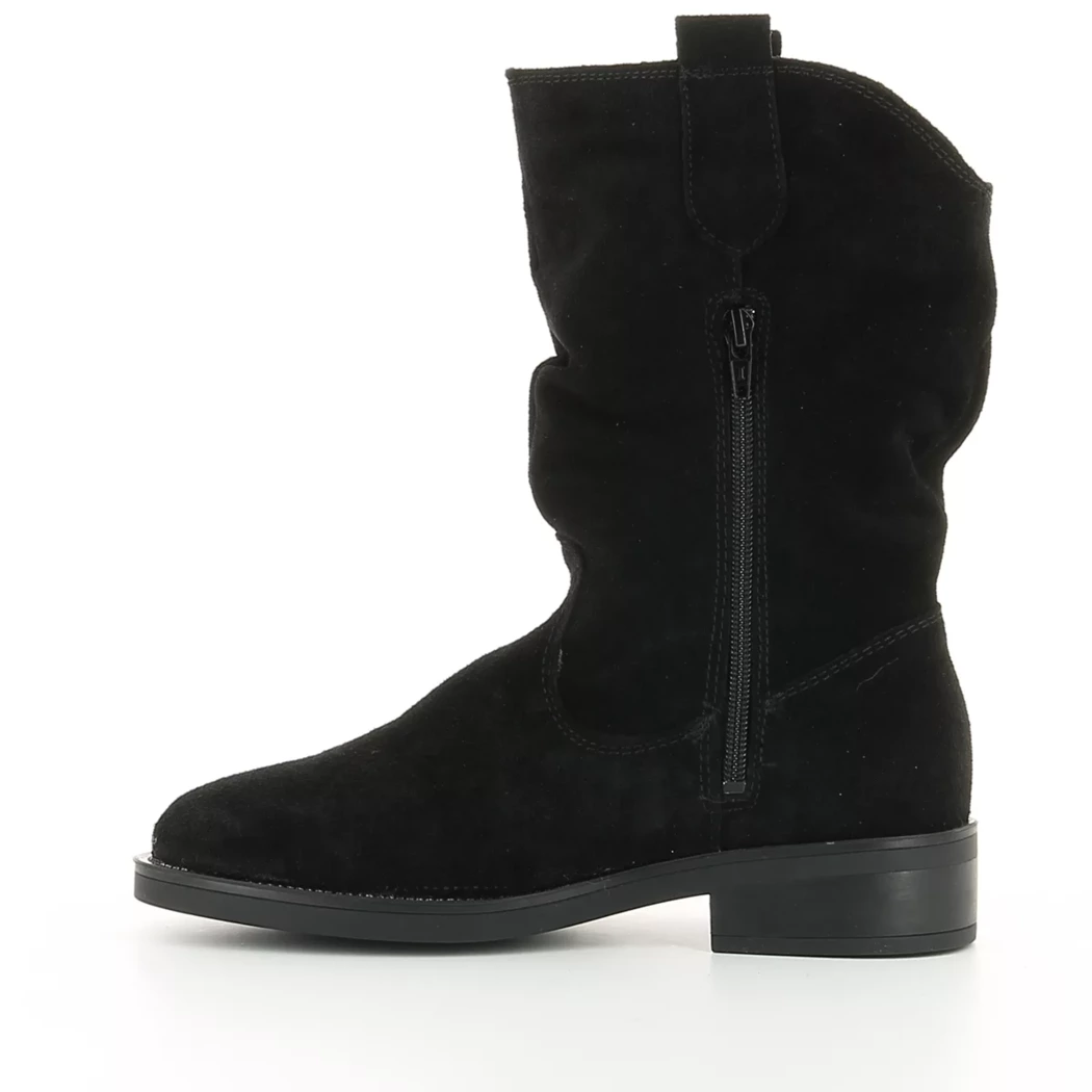 Image (4) de la chaussures Miss Boho - Boots Noir en Cuir nubuck