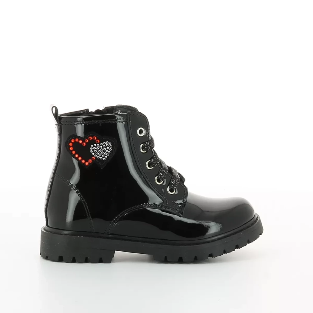 Image (2) de la chaussures Pretty Shoes - Bottines Noir en Cuir vernis Image (2) de la chaussures Pretty Shoes - Bottines Noir en Cuir vernis