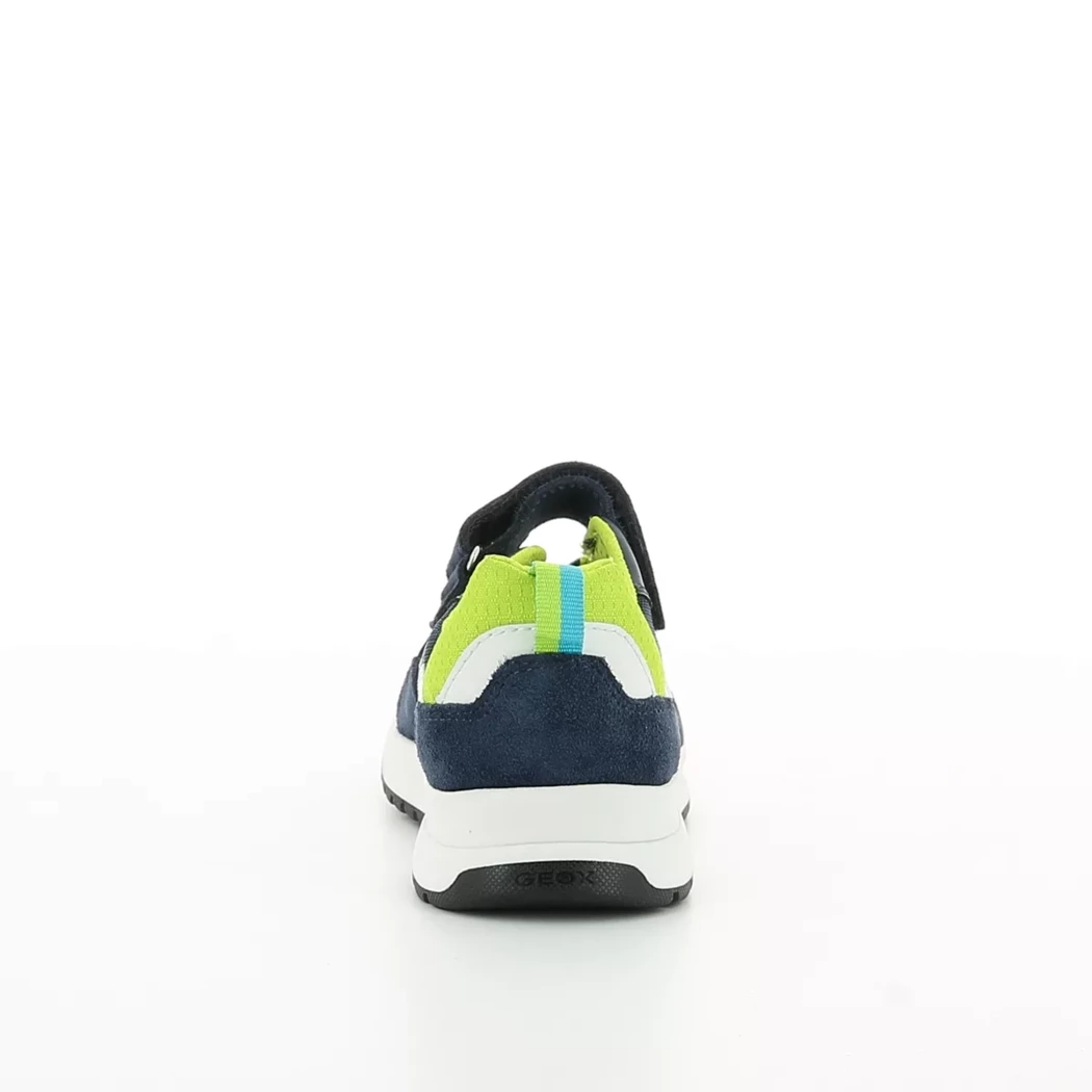 Image (3) de la chaussures Geox - Baskets Bleu en Cuir nubuck