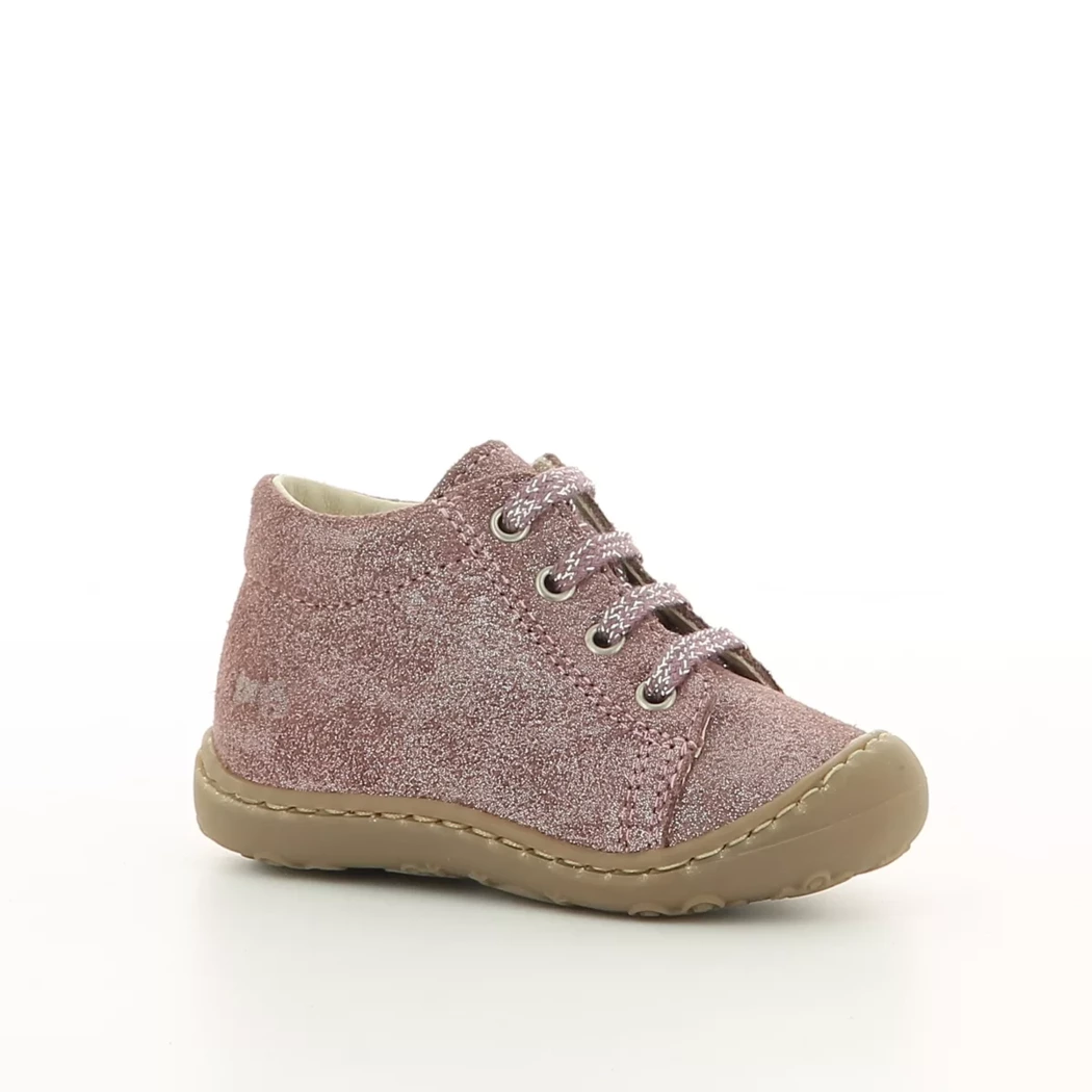 Image (1) de la chaussures Bopy - Bottines Rose en Cuir nubuck Image (1) de la chaussures Bopy - Bottines Rose en Cuir nubuck