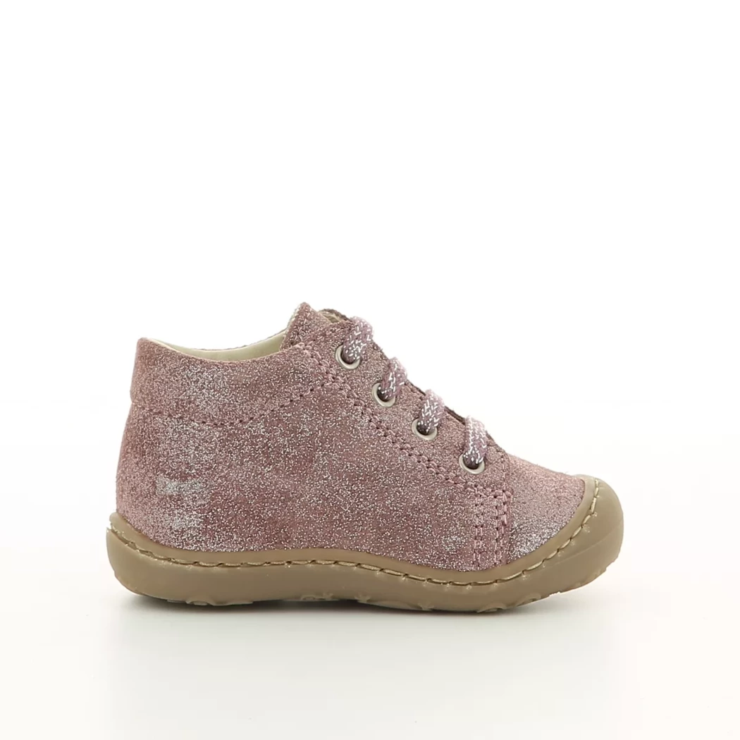 Image (2) de la chaussures Bopy - Bottines Rose en Cuir nubuck Image (2) de la chaussures Bopy - Bottines Rose en Cuir nubuck