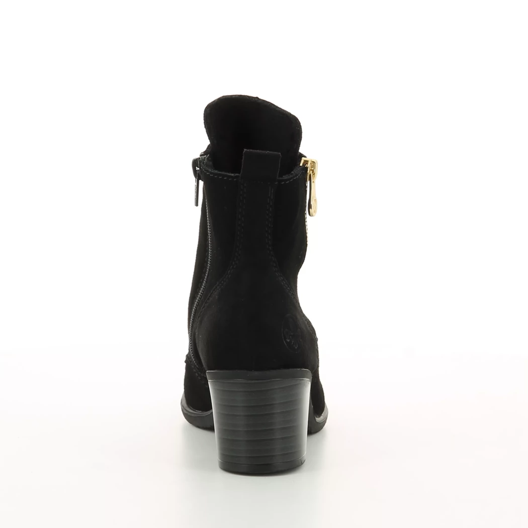 Image (3) de la chaussures Rieker - Bottines Noir en Cuir nubuck Image (3) de la chaussures Rieker - Bottines Noir en Cuir nubuck