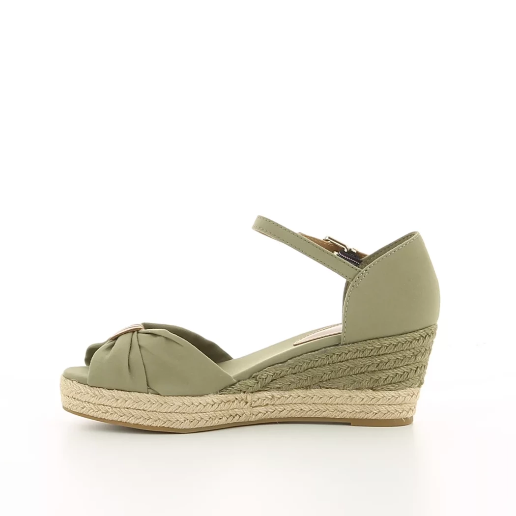 Image (4) de la chaussures Tommy Hilfiger - Sandales et Nu-Pieds Vert en Textile Image (4) de la chaussures Tommy Hilfiger - Sandales et Nu-Pieds Vert en Textile