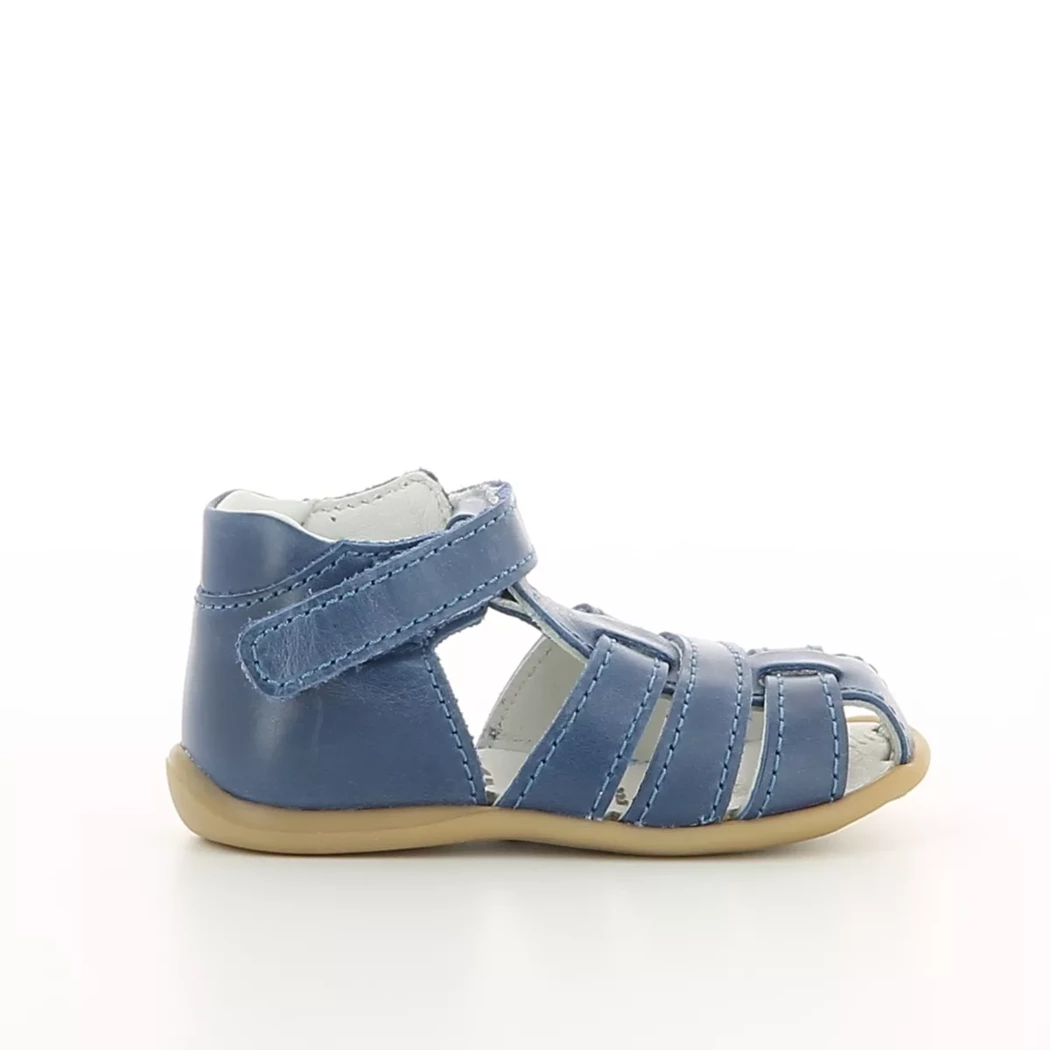 Image (2) de la chaussures Bellamy - Sandales et Nu-Pieds Bleu en Cuir Image (2) de la chaussures Bellamy - Sandales et Nu-Pieds Bleu en Cuir