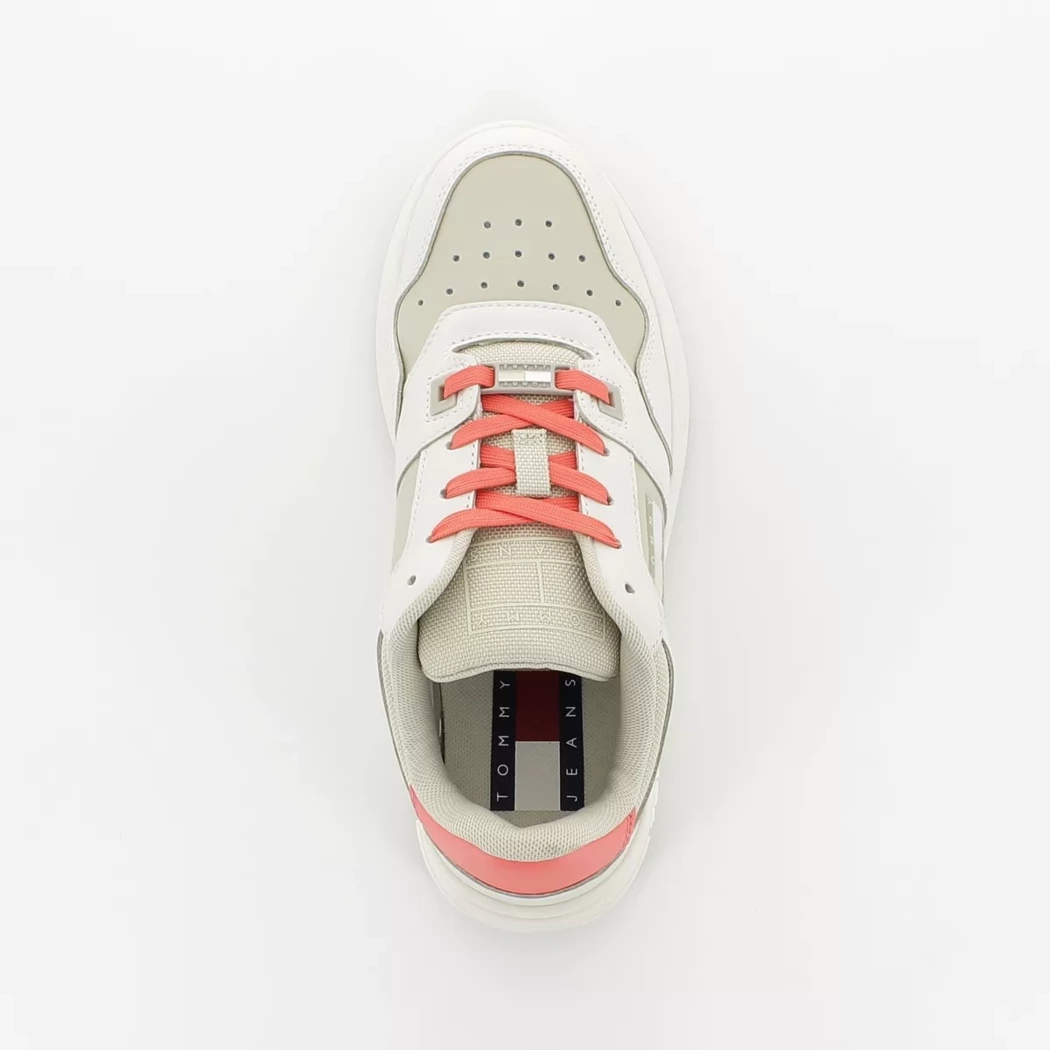 Image (6) de la chaussures Tommy jeans - Baskets Blanc en Cuir Image (6) de la chaussures Tommy jeans - Baskets Blanc en Cuir