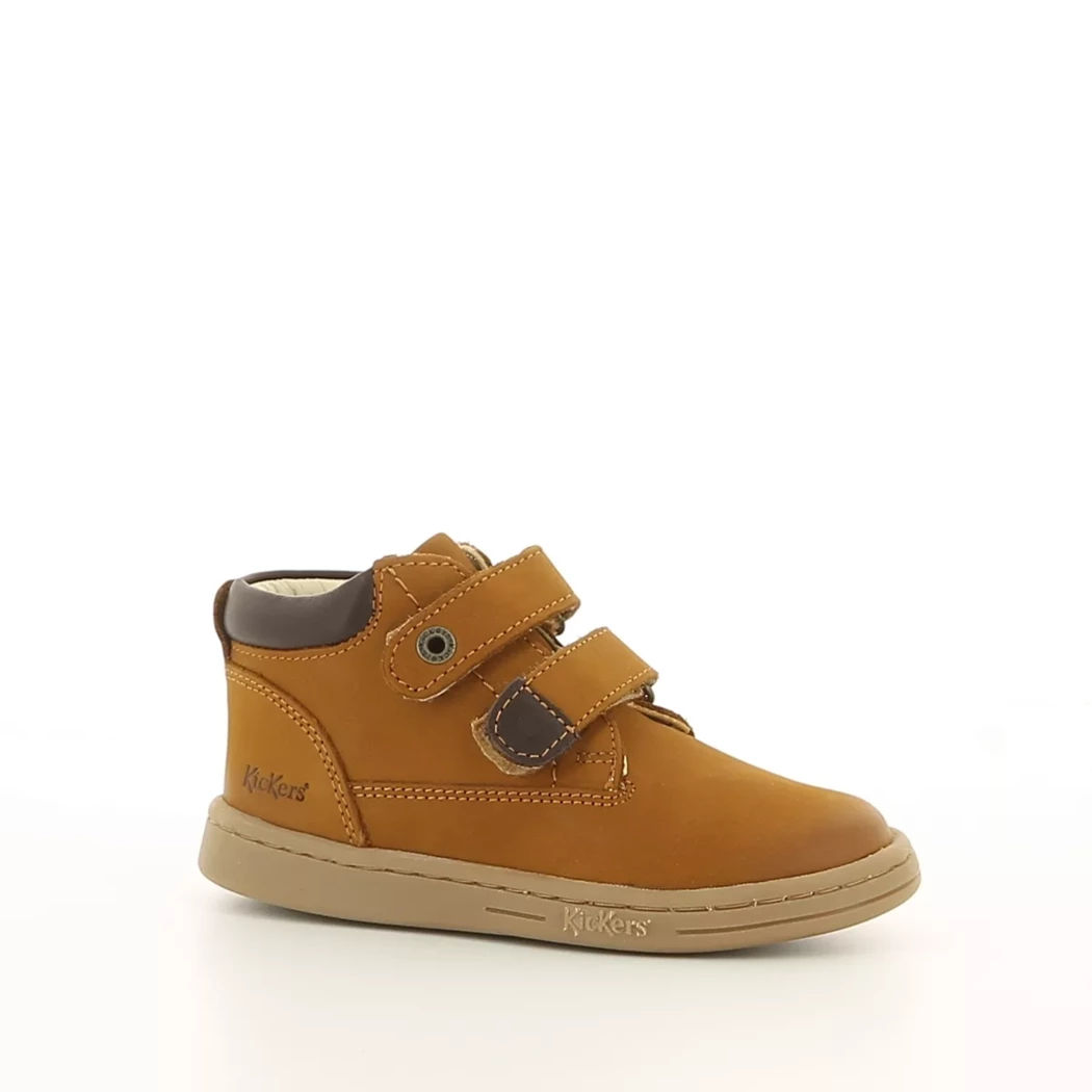 Image (1) de la chaussures Kickers - Bottines Cuir naturel / Cognac en Cuir nubuck Image (1) de la chaussures Kickers - Bottines Cuir naturel / Cognac en Cuir nubuck