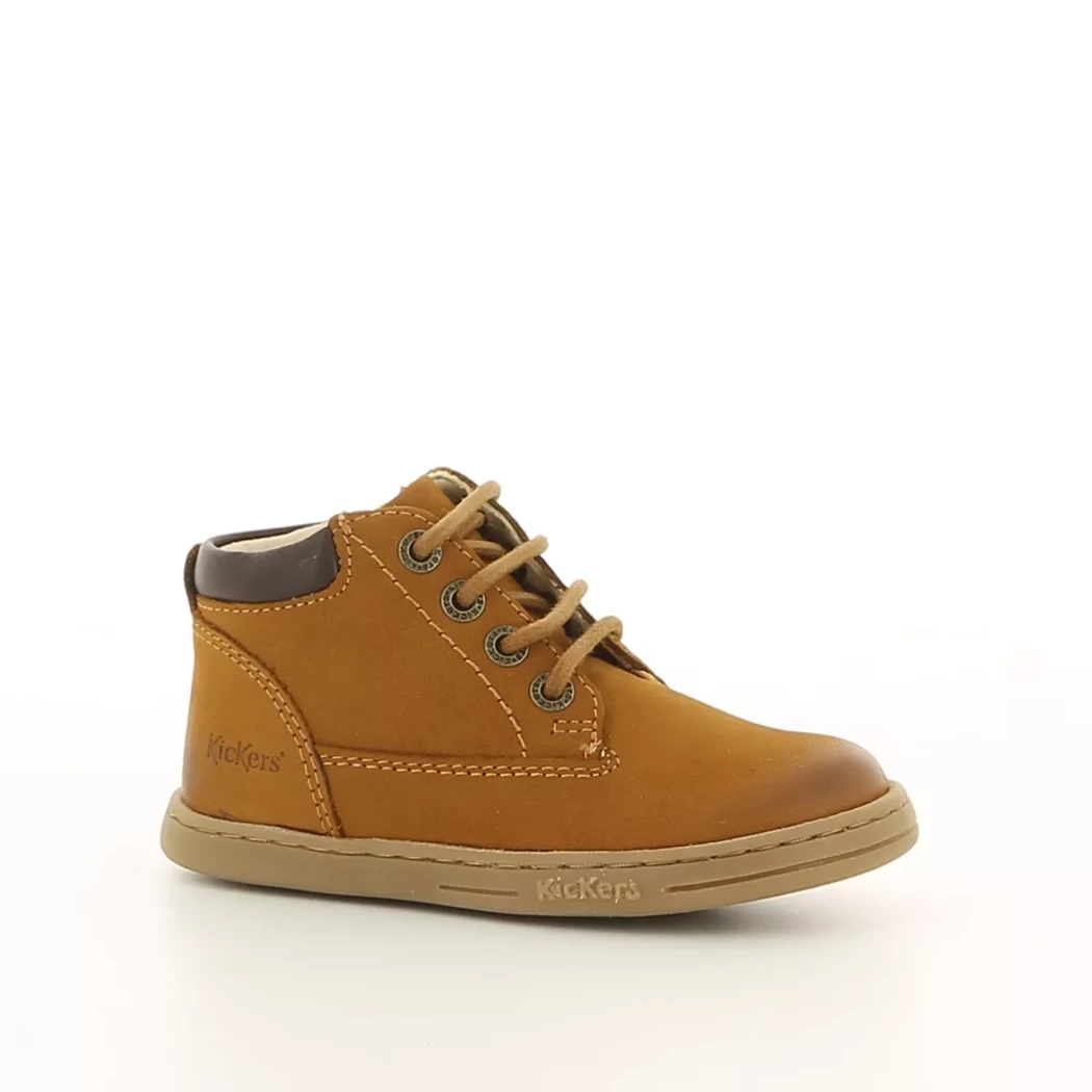 Image (1) de la chaussures Kickers - Bottines Cuir naturel / Cognac en Cuir nubuck Image (1) de la chaussures Kickers - Bottines Cuir naturel / Cognac en Cuir nubuck