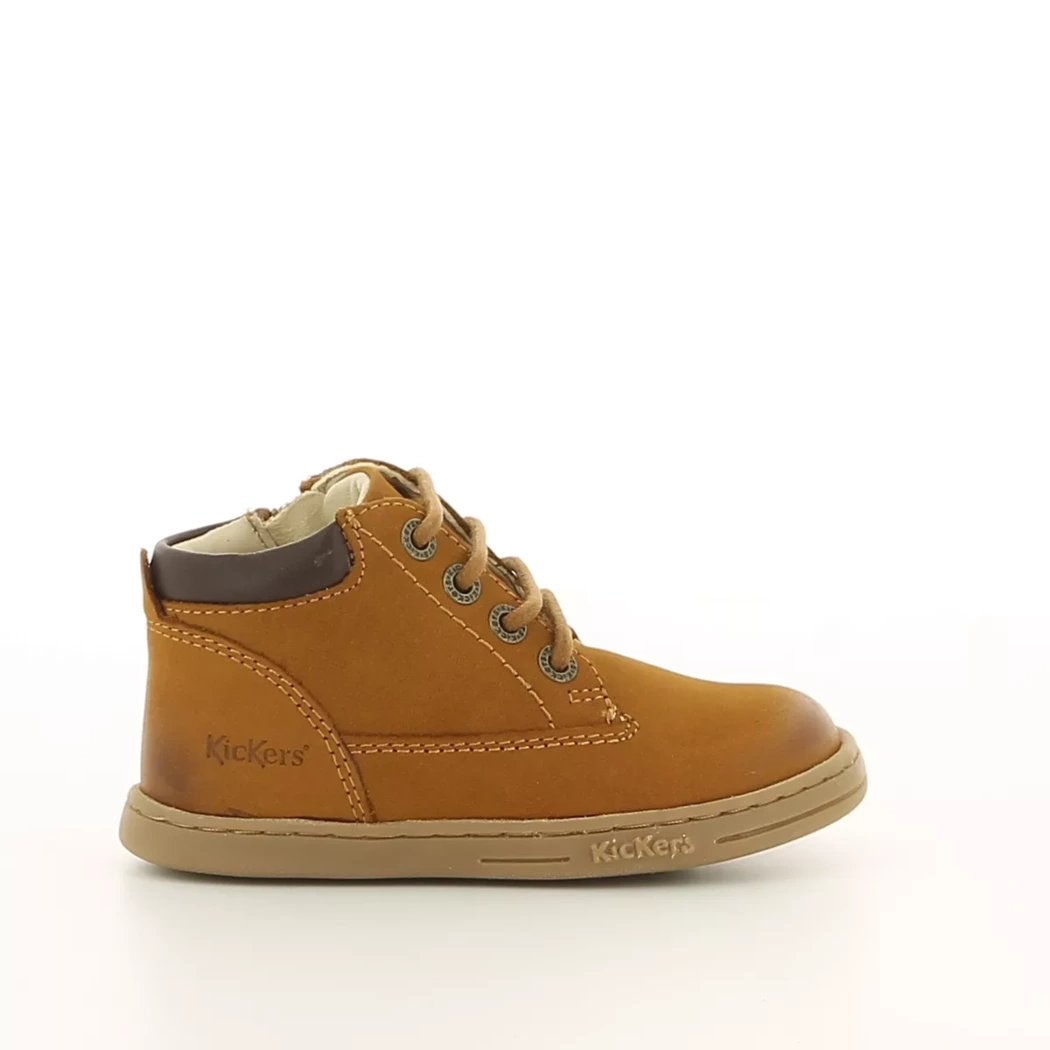 Image (2) de la chaussures Kickers - Bottines Cuir naturel / Cognac en Cuir nubuck Image (2) de la chaussures Kickers - Bottines Cuir naturel / Cognac en Cuir nubuck