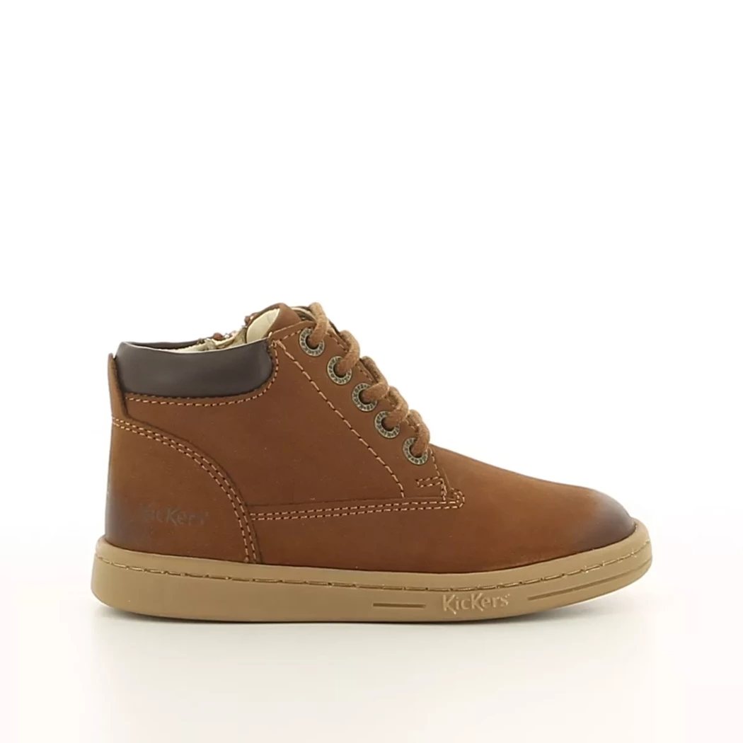 Image (2) de la chaussures Kickers - Bottines Marron en Cuir nubuck Image (2) de la chaussures Kickers - Bottines Marron en Cuir nubuck