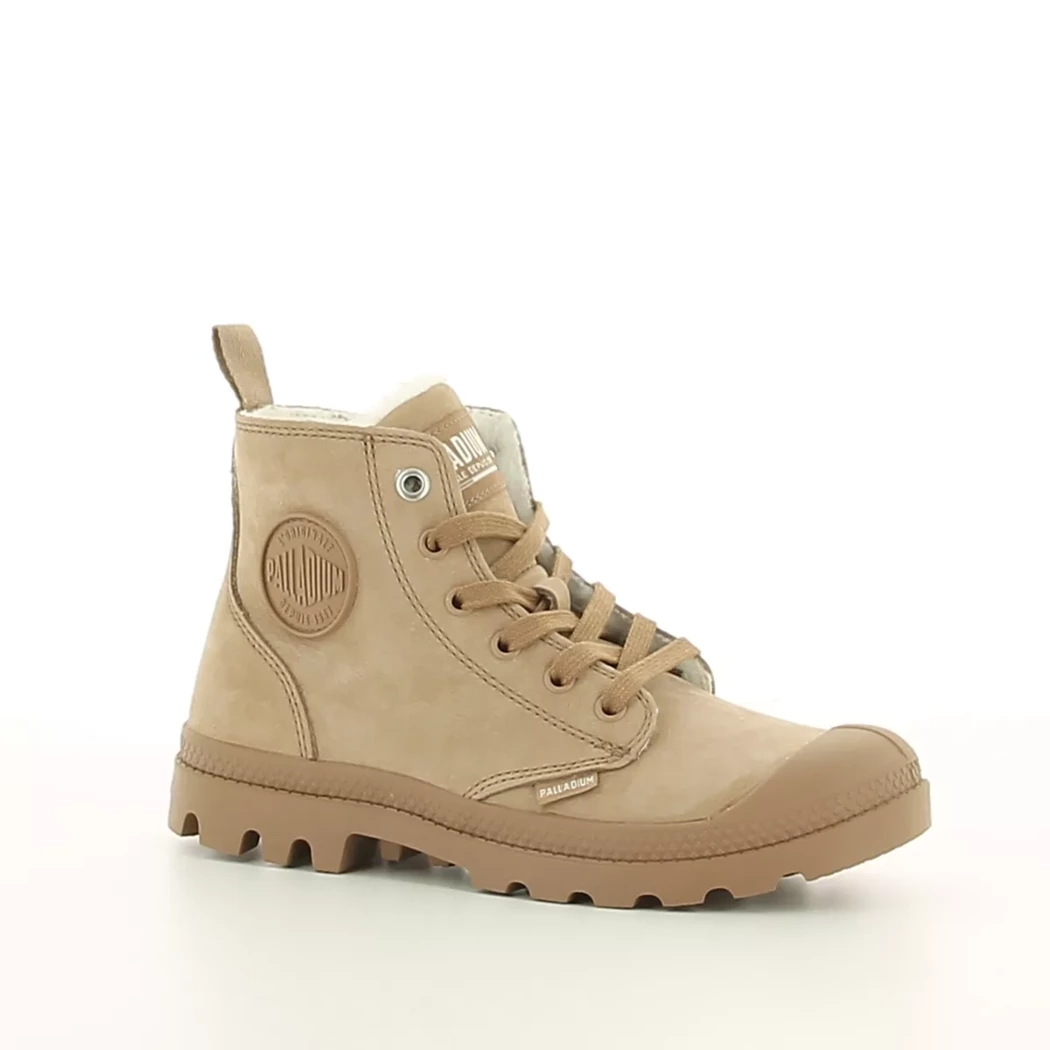 Image (1) de la chaussures Palladium - Bottines Rose en Cuir nubuck Image (1) de la chaussures Palladium - Bottines Rose en Cuir nubuck