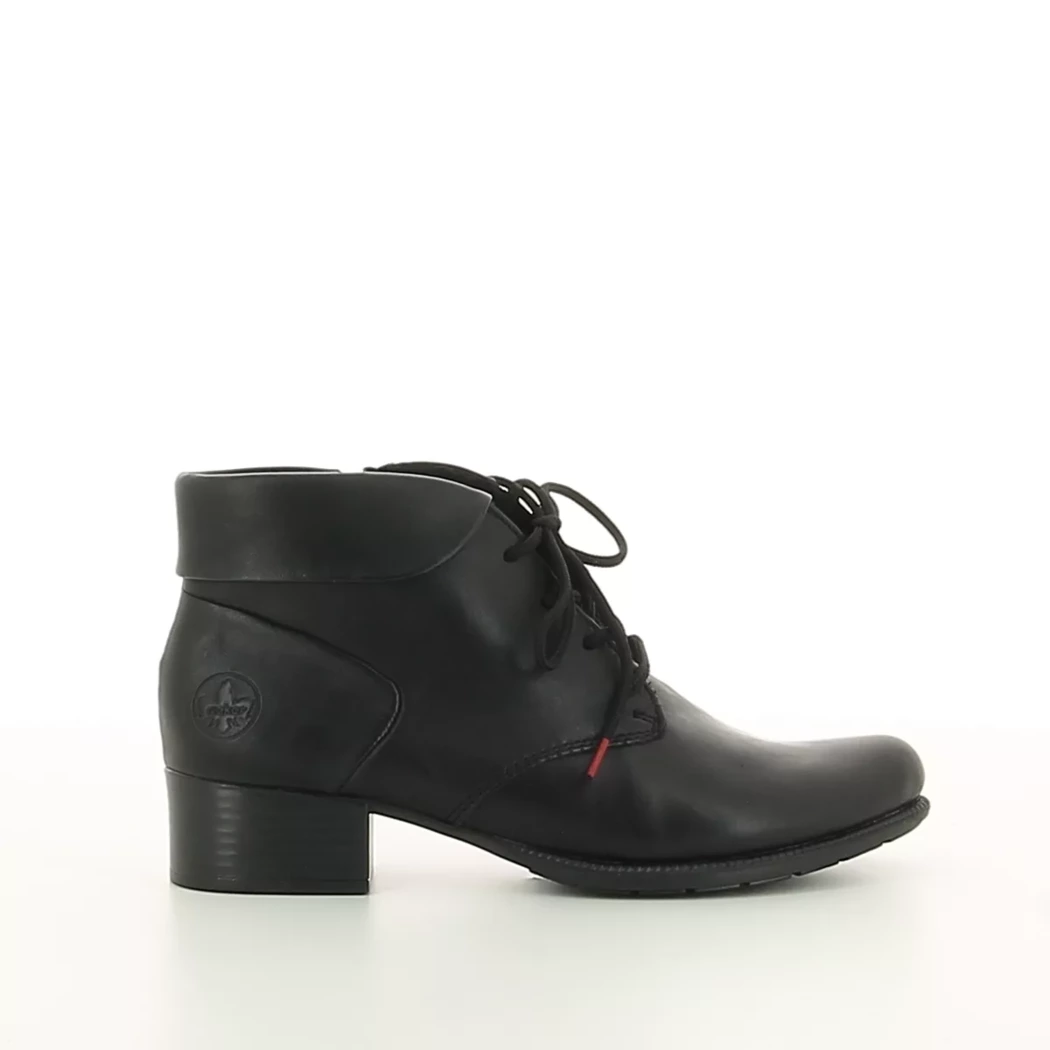 Image (2) de la chaussures Rieker - Bottines Noir en Cuir Image (2) de la chaussures Rieker - Bottines Noir en Cuir