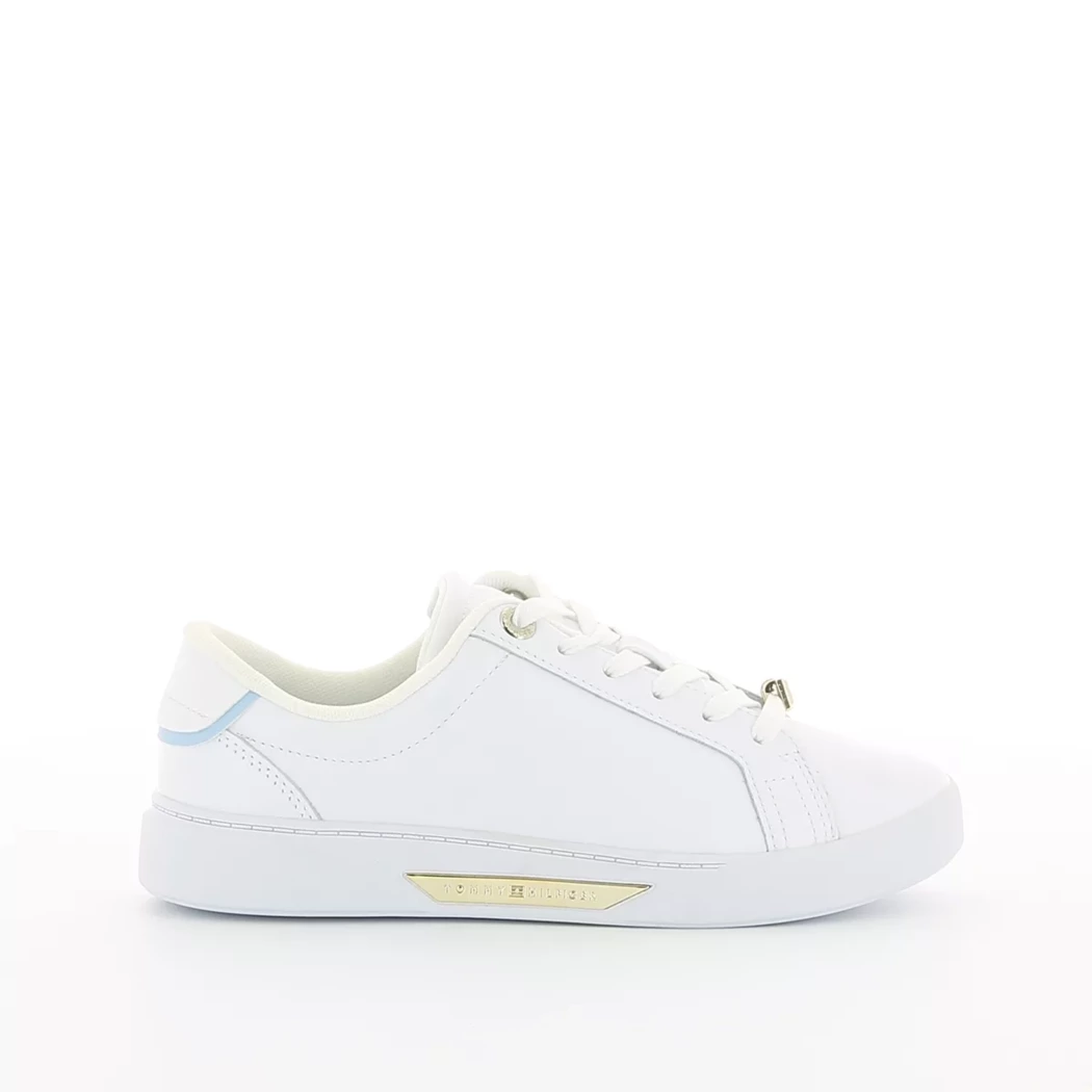 Image (2) de la chaussures Tommy Hilfiger - Baskets Blanc en Cuir Image (2) de la chaussures Tommy Hilfiger - Baskets Blanc en Cuir