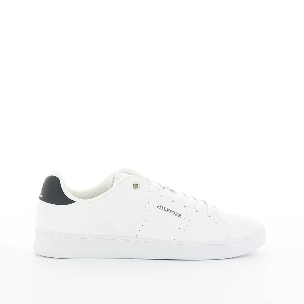 Image (2) de la chaussures Tommy Hilfiger - Baskets Blanc en Cuir Image (2) de la chaussures Tommy Hilfiger - Baskets Blanc en Cuir