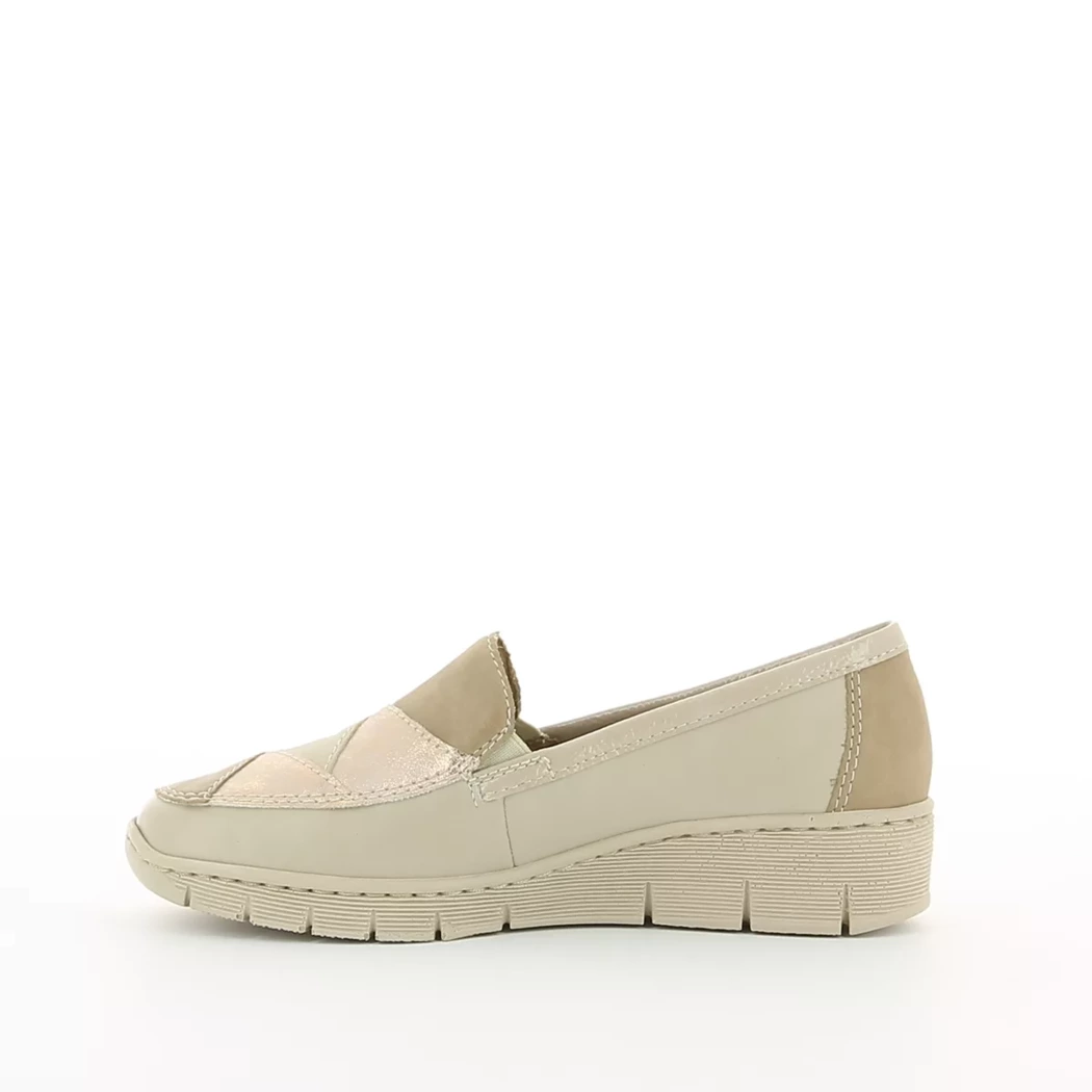 Image (4) de la chaussures Rieker - Mocassins Beige en Cuir Image (4) de la chaussures Rieker - Mocassins Beige en Cuir