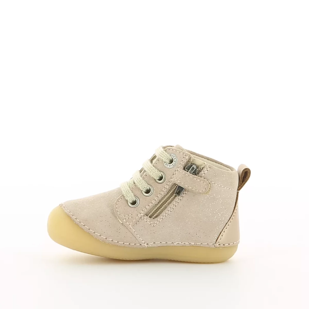 Image (4) de la chaussures Kickers - Bottines Beige en Cuir nubuck Image (4) de la chaussures Kickers - Bottines Beige en Cuir nubuck