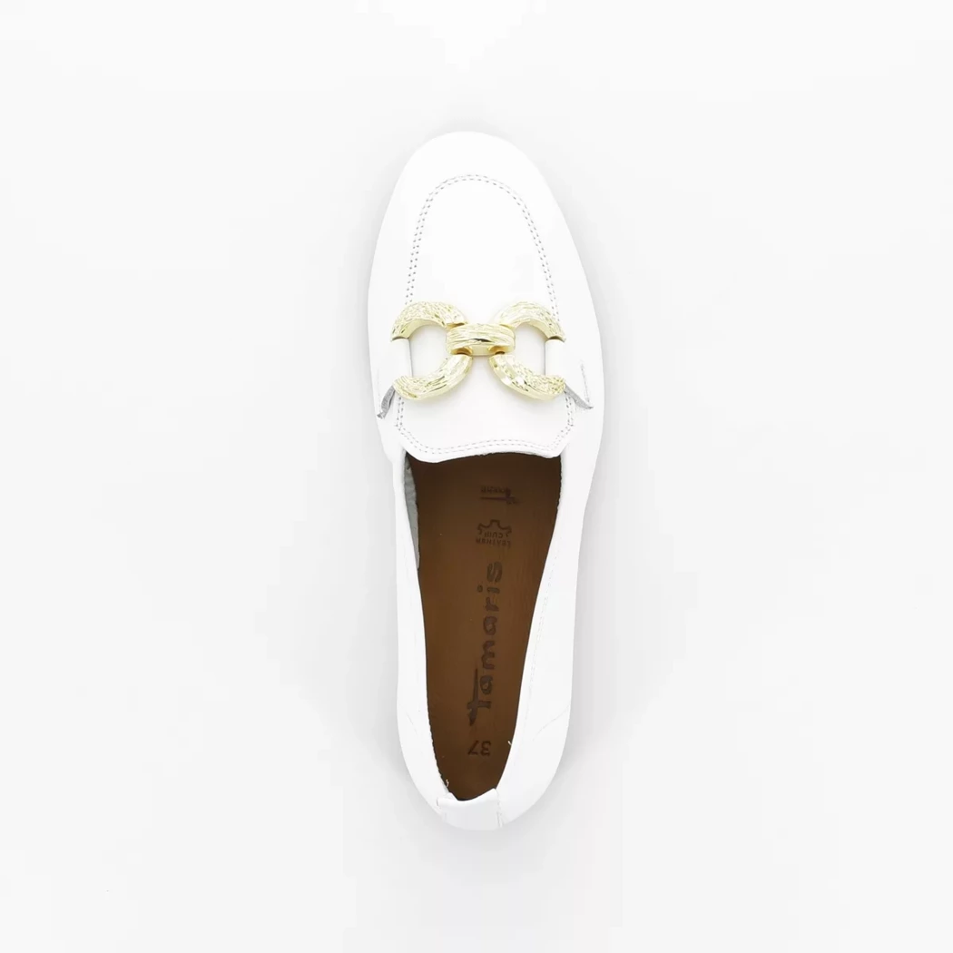 Image (6) de la chaussures Tamaris - Mocassins Blanc en Cuir Image (6) de la chaussures Tamaris - Mocassins Blanc en Cuir