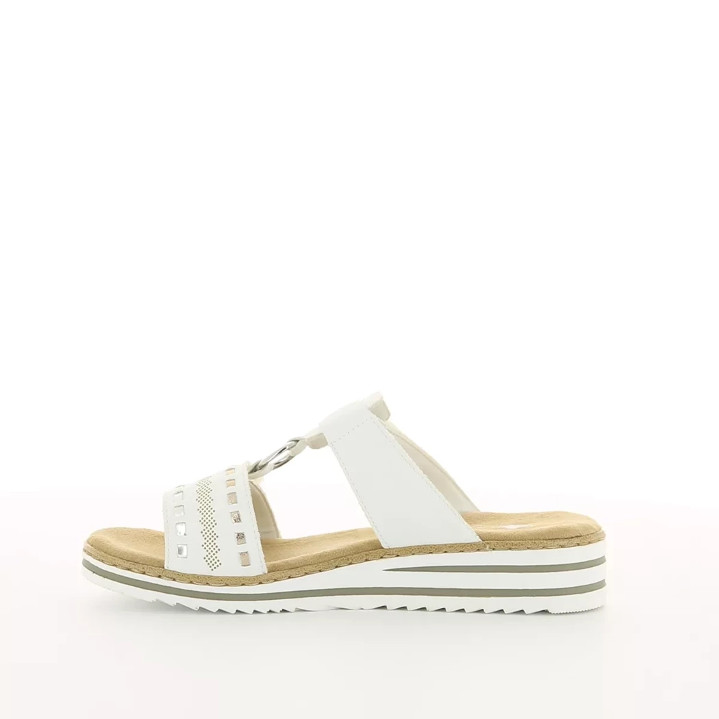 Image (4) de la chaussures Rieker - Mules et Sabots Blanc en Cuir Image (4) de la chaussures Rieker - Mules et Sabots Blanc en Cuir