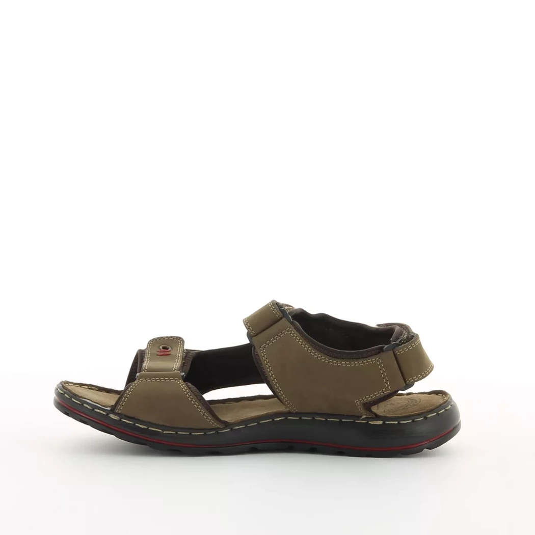 Image (4) de la chaussures Trek Stone - Sandales et Nu-Pieds Marron en Cuir et textile Image (4) de la chaussures Trek Stone - Sandales et Nu-Pieds Marron en Cuir et textile
