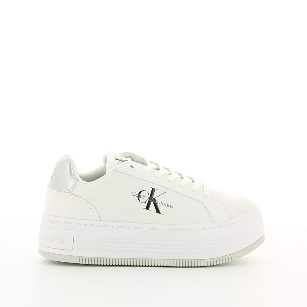 Image (2) de la chaussures Calvin Klein - Baskets Blanc en Cuir Image (2) de la chaussures Calvin Klein - Baskets Blanc en Cuir