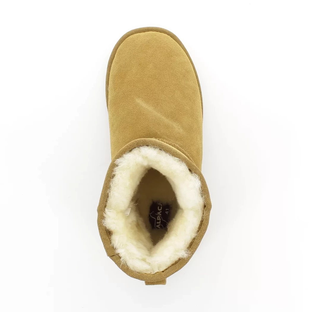 Image (6) de la chaussures Alpacas - Boots Cuir naturel / Cognac en Cuir nubuck Image (6) de la chaussures Alpacas - Boots Cuir naturel / Cognac en Cuir nubuck