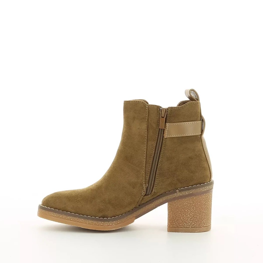 Image (4) de la chaussures Les petites bombes - Boots Cuir naturel / Cognac en Textile Image (4) de la chaussures Les petites bombes - Boots Cuir naturel / Cognac en Textile