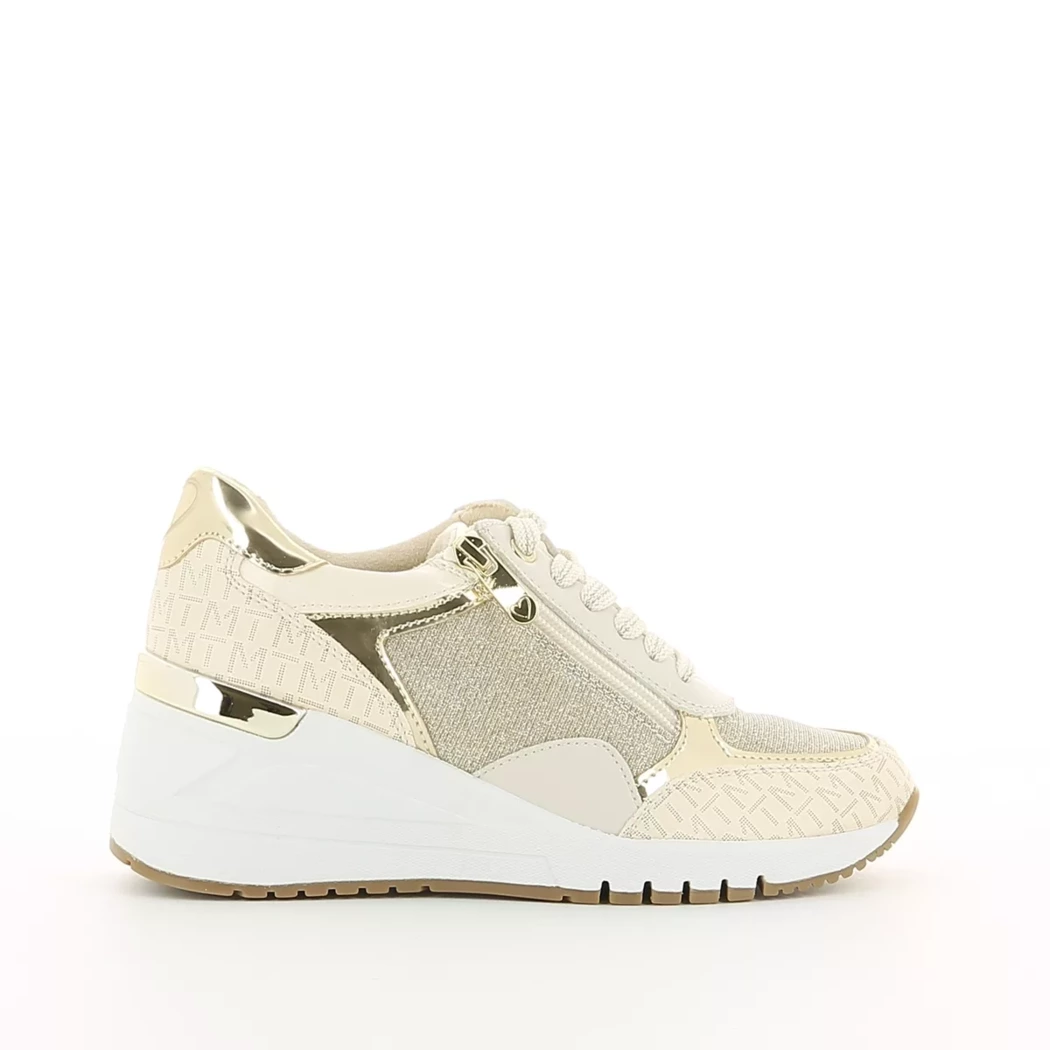 Image (2) de la chaussures Marco Tozzi - Baskets Beige en Cuir synthétique