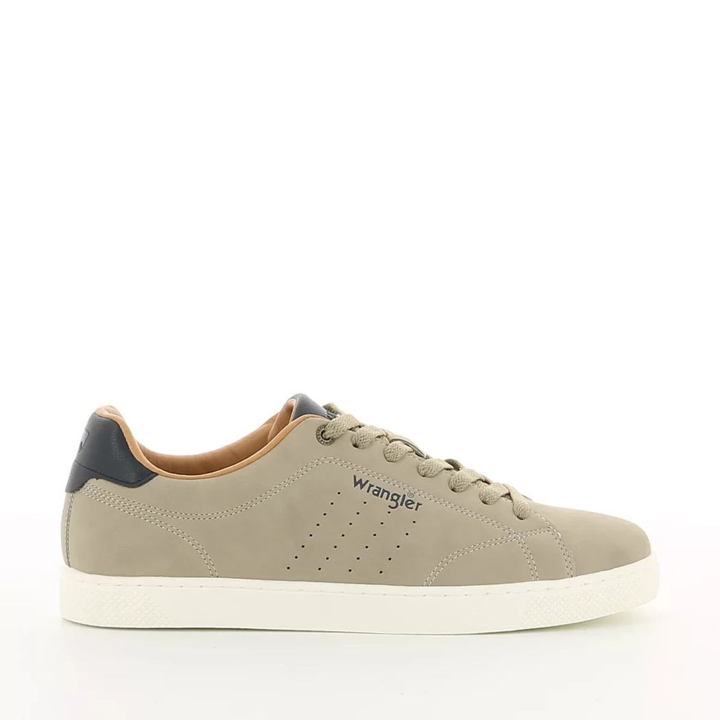 Image (2) de la chaussures Wrangler - Baskets Taupe en Cuir synthétique
