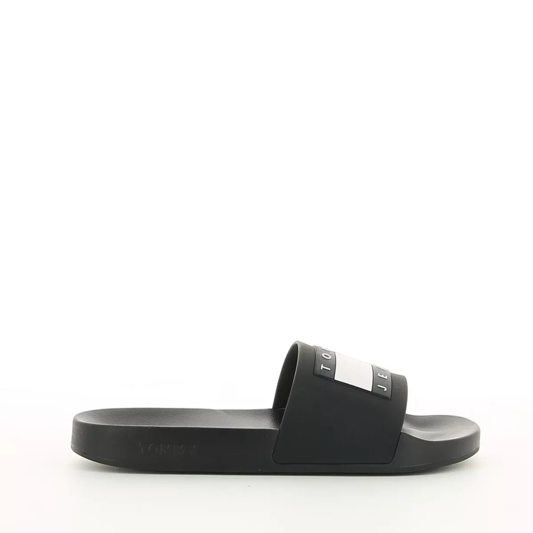 Image (2) de la chaussures Tommy Hilfiger - Tongs et Plage Noir en Caoutchouc Image (2) de la chaussures Tommy Hilfiger - Tongs et Plage Noir en Caoutchouc