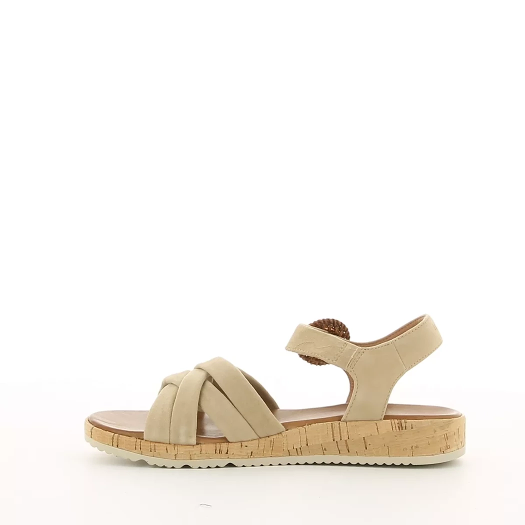 Image (4) de la chaussures Tamaris - Sandales et Nu-Pieds Taupe en Cuir nubuck Image (4) de la chaussures Tamaris - Sandales et Nu-Pieds Taupe en Cuir nubuck