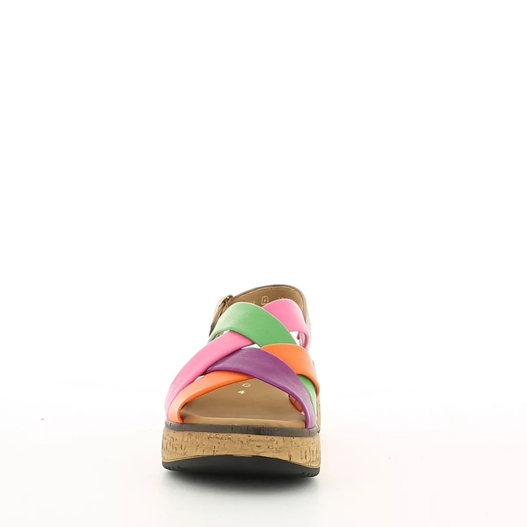 Image (5) de la chaussures Gabor - Sandales et Nu-Pieds Multicolore en Cuir
