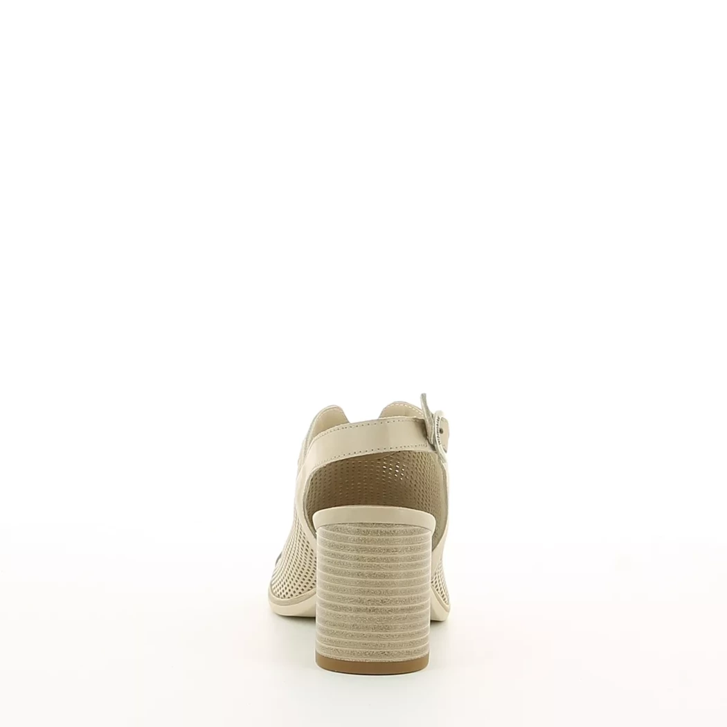 Image (3) de la chaussures Nero Giardini - Sandales et Nu-Pieds Beige en Cuir