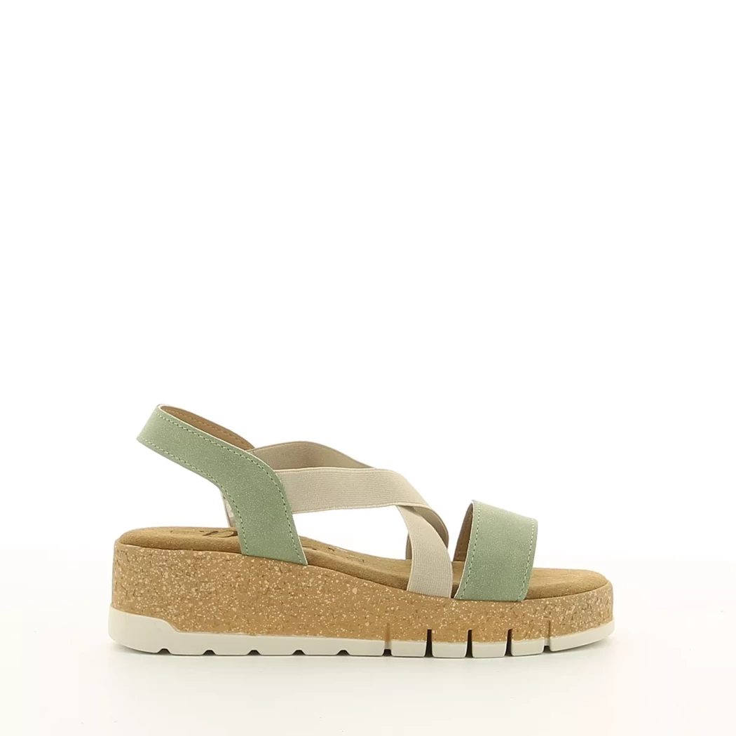 Image (2) de la chaussures Divina - Sandales et Nu-Pieds Vert en Cuir nubuck Image (2) de la chaussures Divina - Sandales et Nu-Pieds Vert en Cuir nubuck
