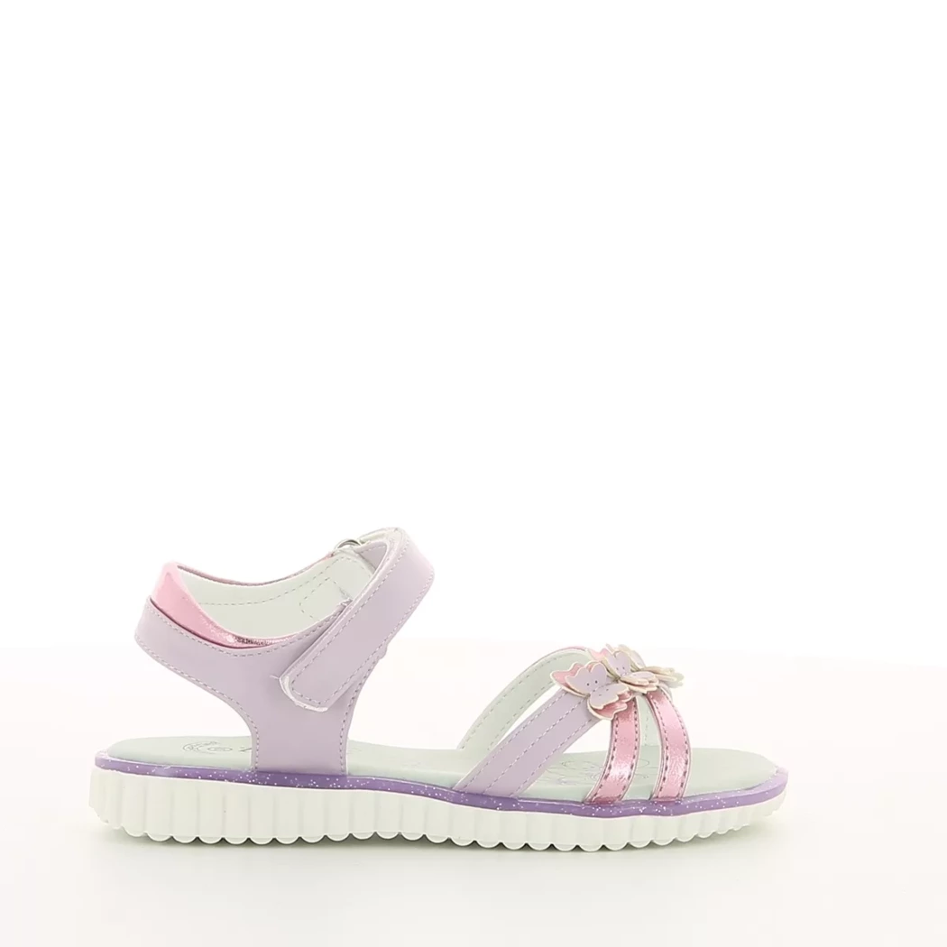 Image (2) de la chaussures Divina - Sandales et Nu-Pieds Violet / Lilas en Cuir synthétique