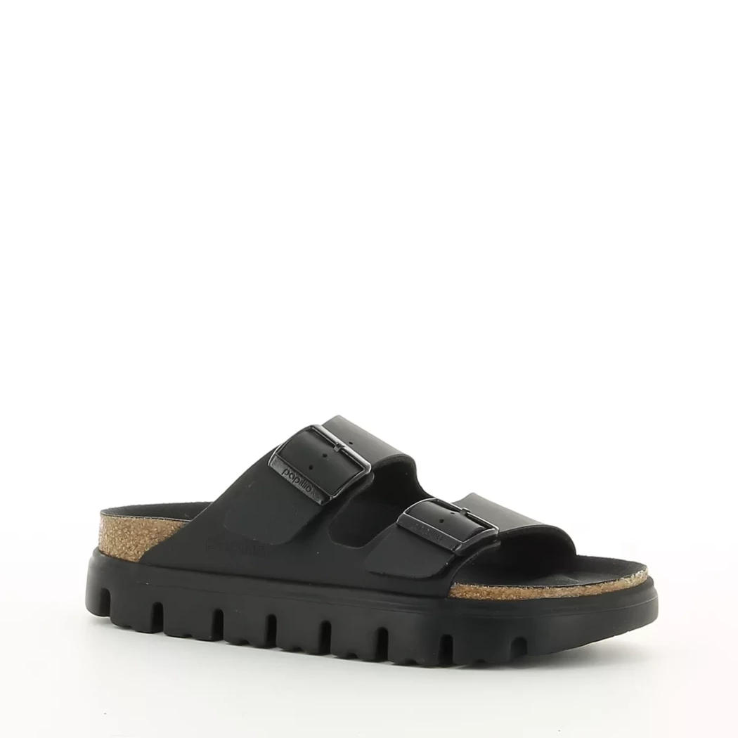 Image (1) de la chaussures Birkenstock - Mules et Sabots Noir en Cuir synthétique