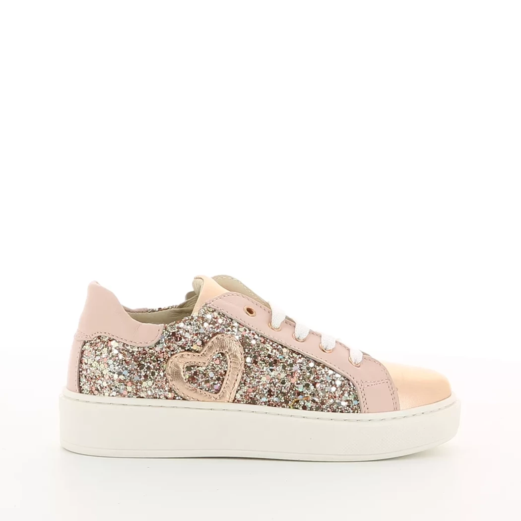Image (2) de la chaussures Pretty Shoes - Baskets Orange en Cuir