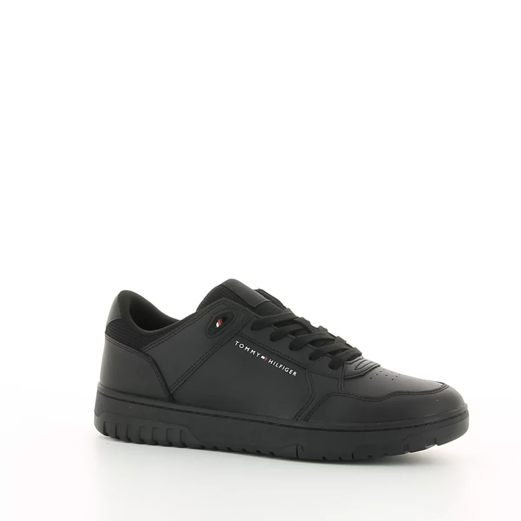 Image (1) de la chaussures Tommy Hilfiger - Baskets Noir en Cuir Image (1) de la chaussures Tommy Hilfiger - Baskets Noir en Cuir