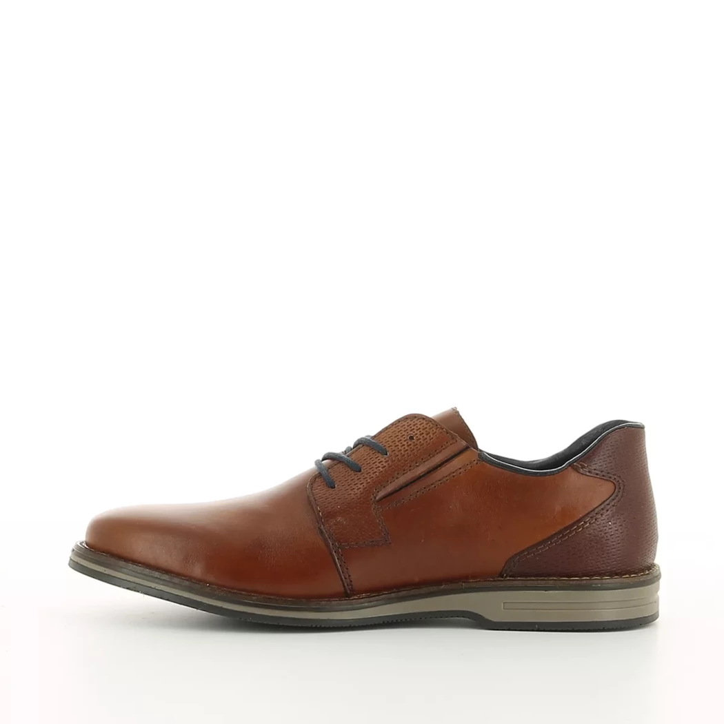 Image (4) de la chaussures Rieker - Chaussures à lacets Cuir naturel / Cognac en Cuir