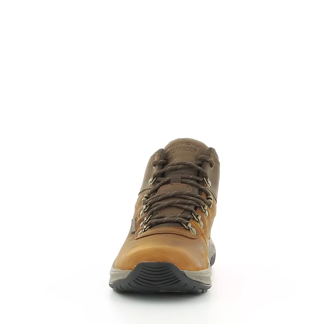 Image (5) de la chaussures Skechers - Bottines Cuir naturel / Cognac en Cuir synthétique