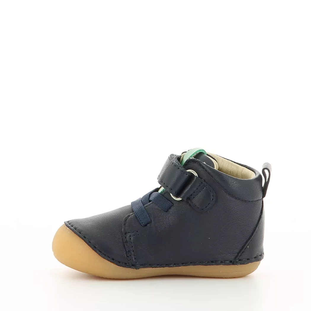 Image (4) de la chaussures Kickers - Bottines Bleu en Cuir
