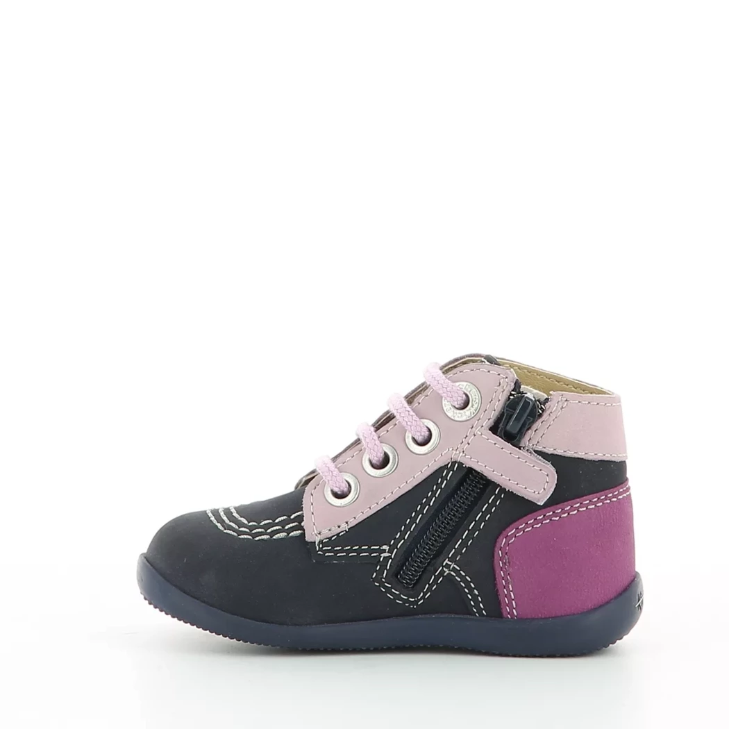 Image (4) de la chaussures Kickers - Bottines Bleu en Cuir nubuck Image (4) de la chaussures Kickers - Bottines Bleu en Cuir nubuck